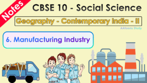 Manufacturing Industry Notes