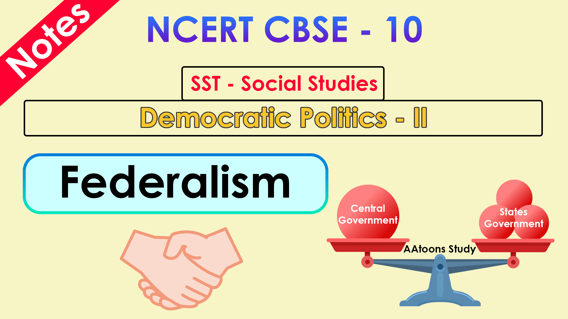 1 Federalism Notes