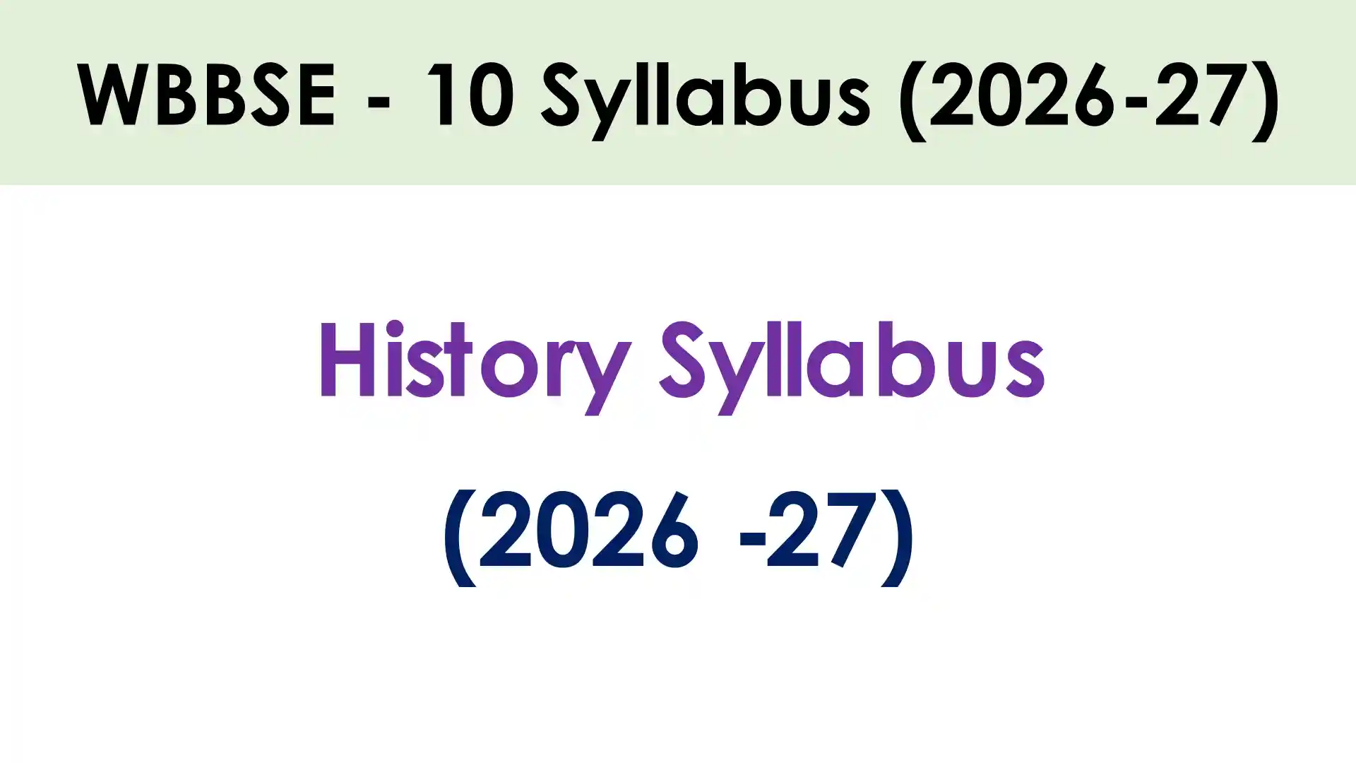 History Syllabus