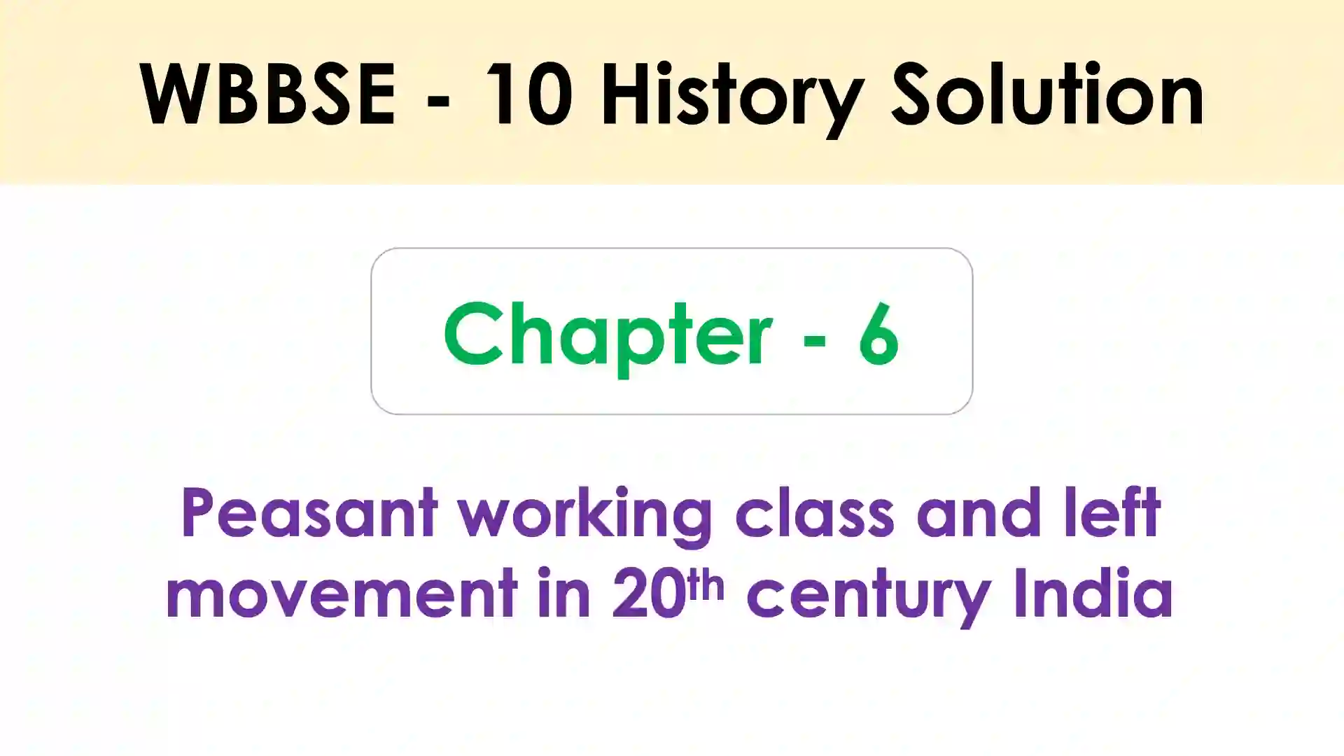 Peasant, working class and left movements in 20th century India