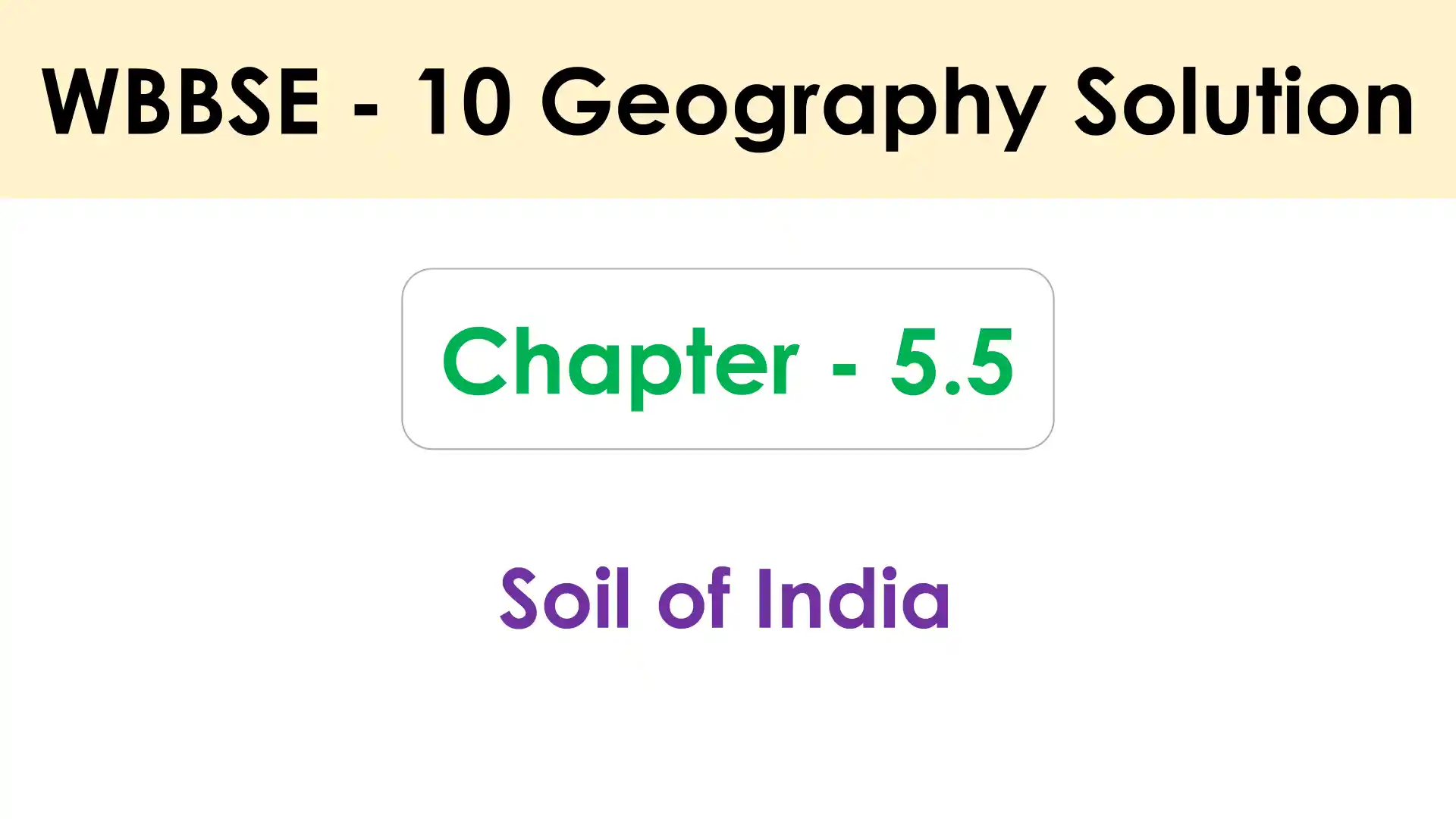Soils in India