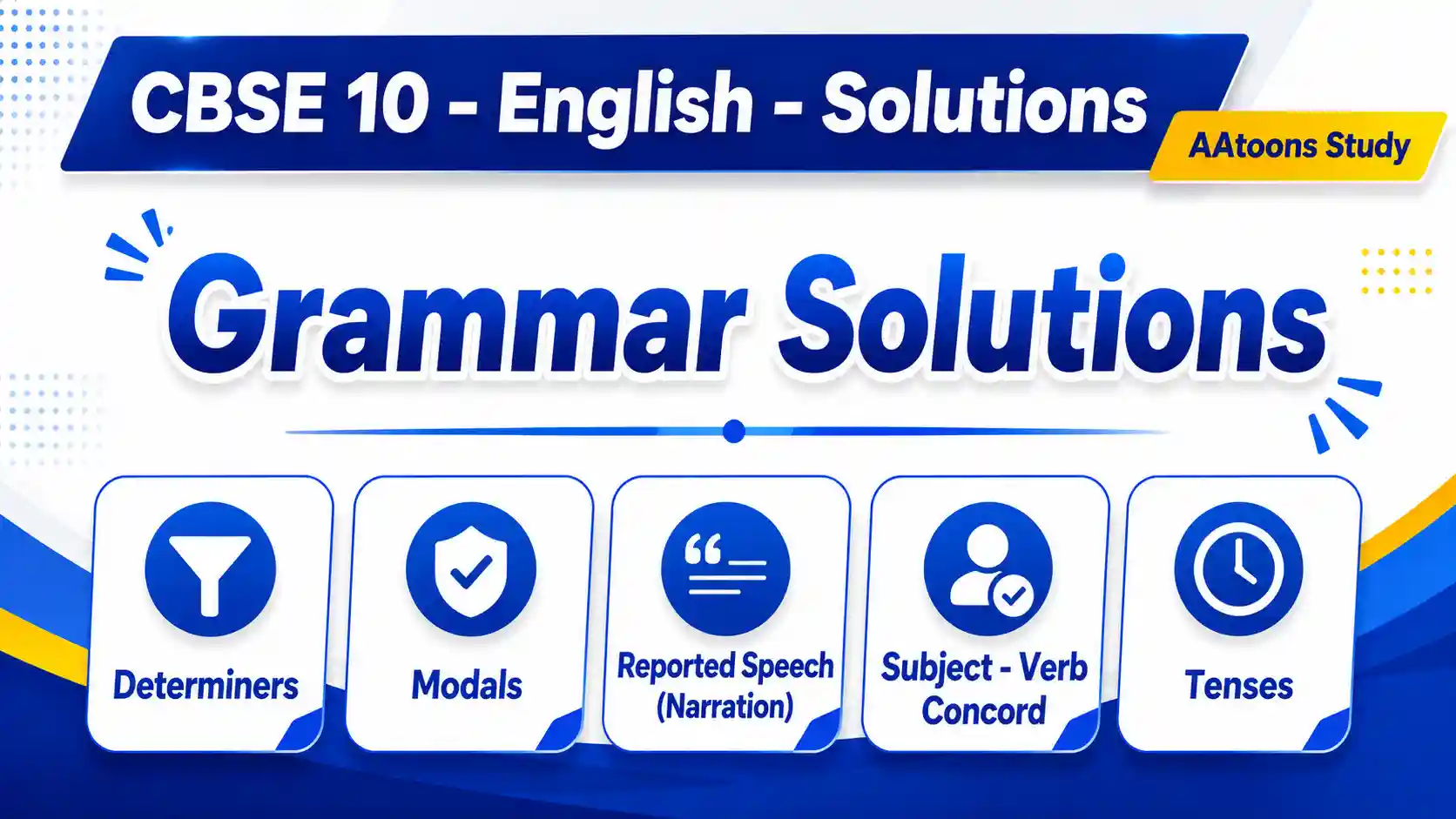 CBSE 10 Grammar Solutions