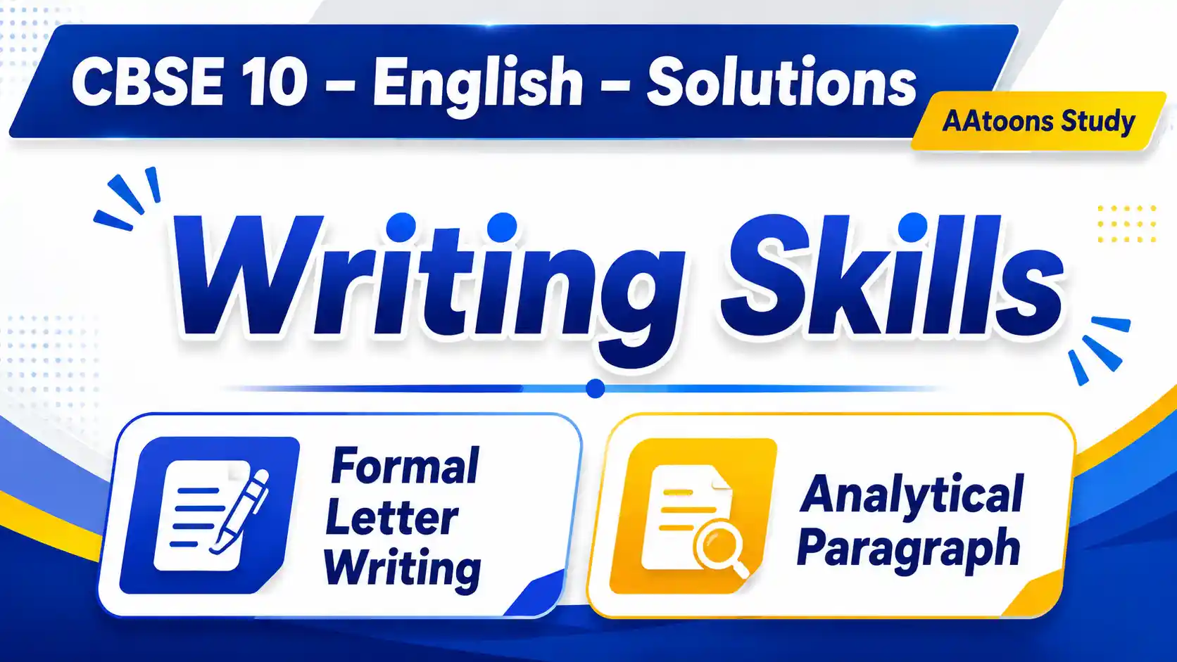 CBSE 10 Writing Skills
