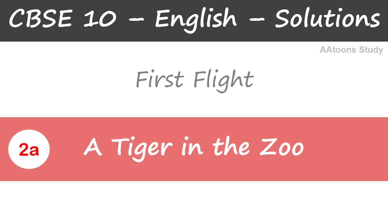 A Tiger in the Zoo