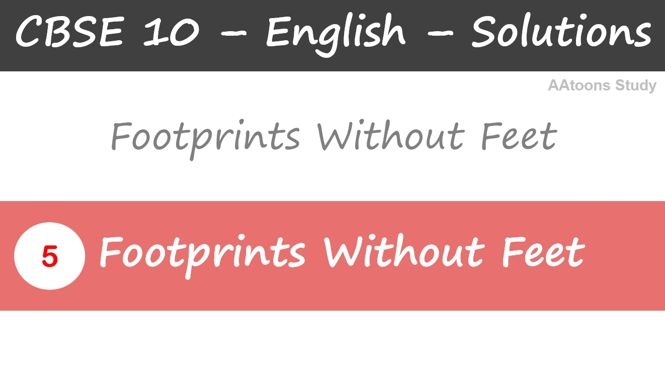 Footprints Without Feet