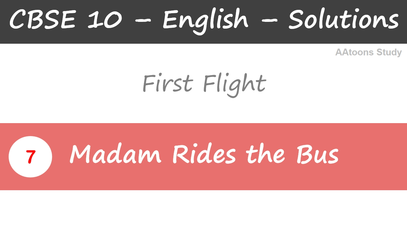 Madam Rides the Bus