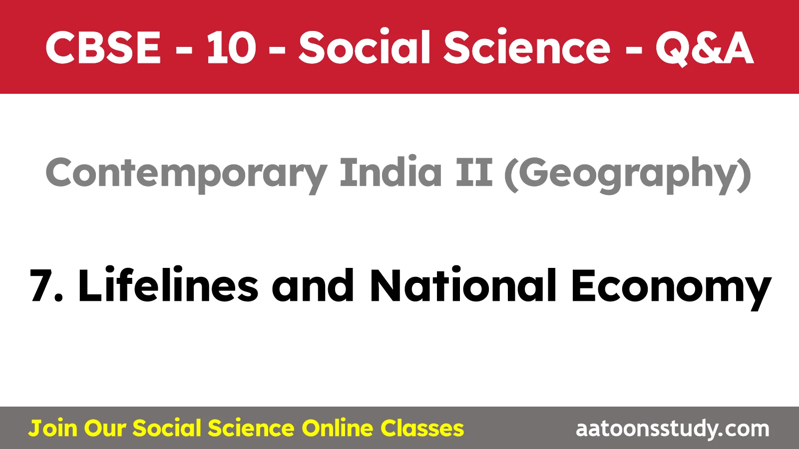 Lifelines and National Economics
