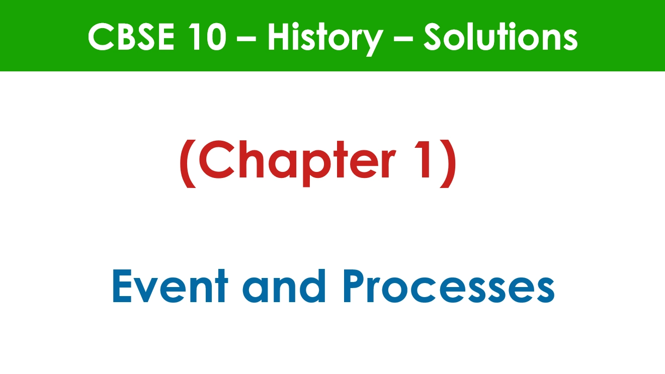 Event and Processes