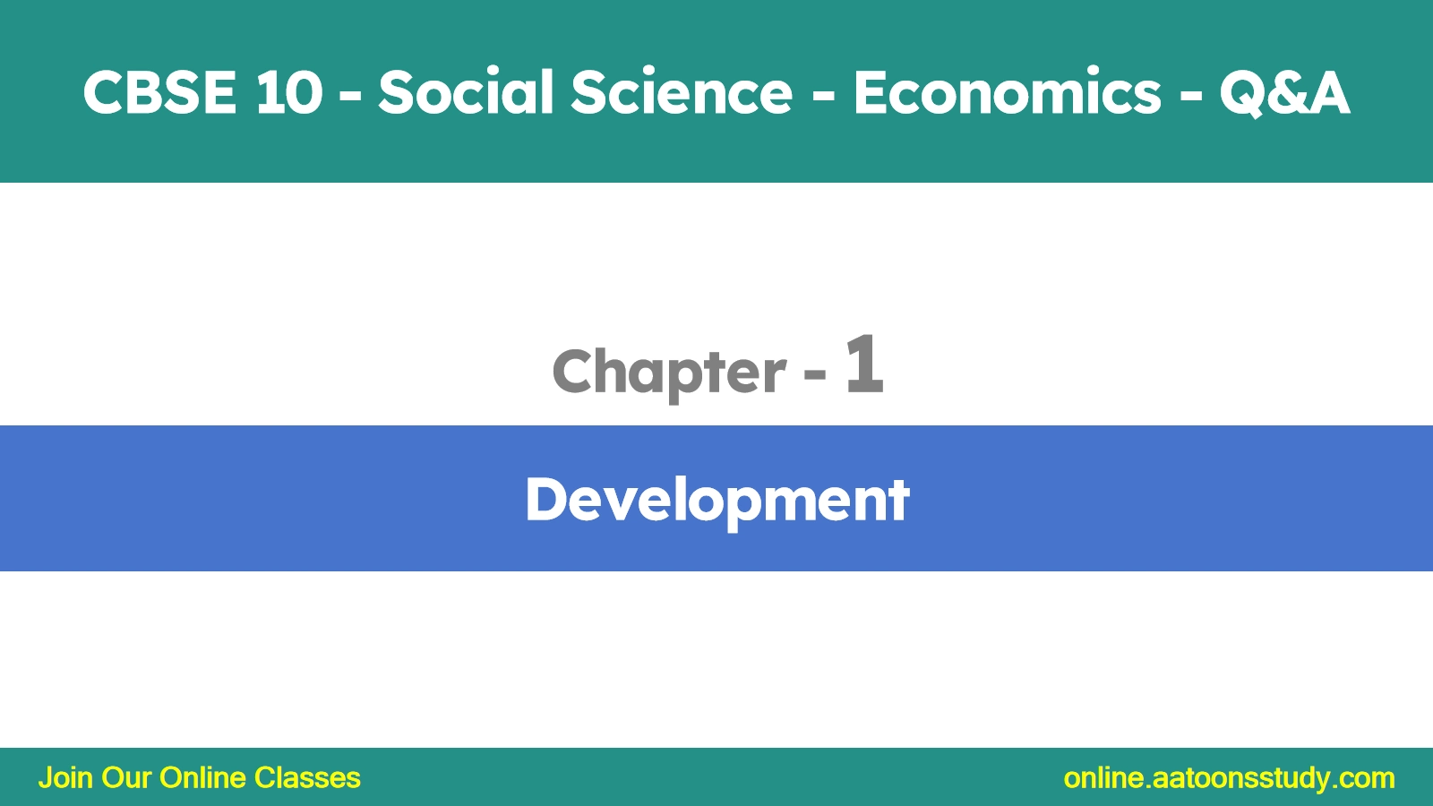 Development