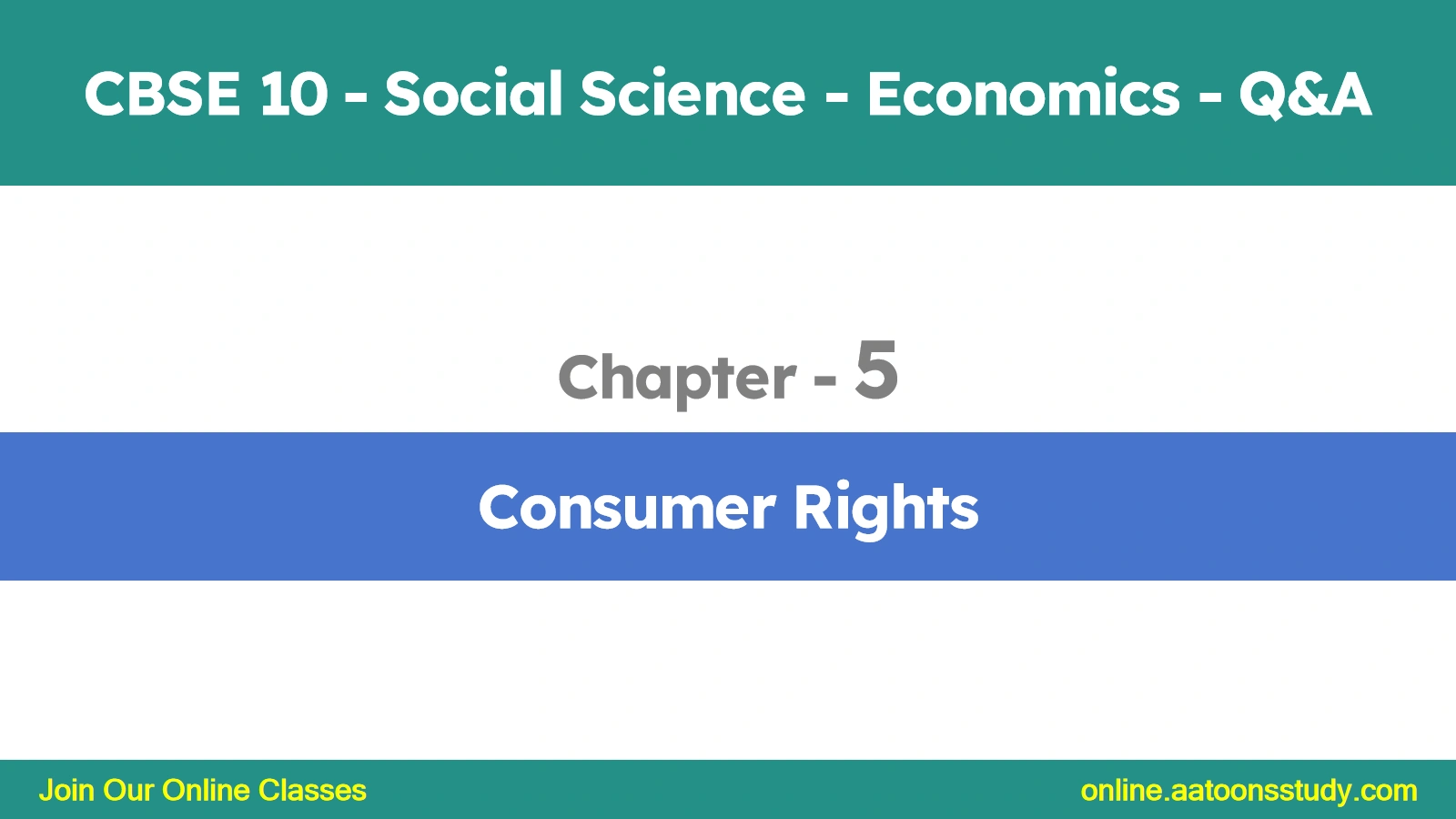 Consumer Rights